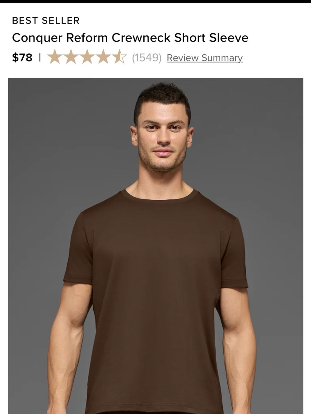 ALO Men’s conquer tee - Picture 5 of 5